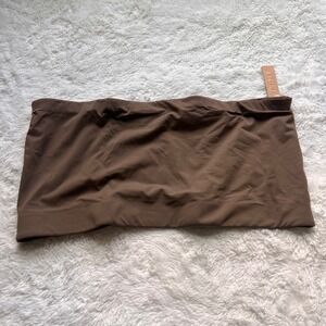 SKIMS Fits Everybody Bandeau Bra Oxide Brown Strapless BR-BND-2026 Size 3X NWT